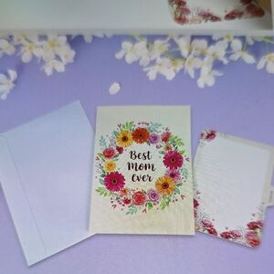 Floral 'Best Mom Ever' Greeting Card Love You Mom 3D Pop Up Card